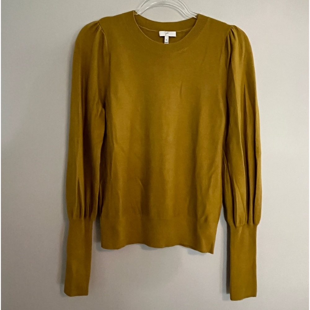 JOIE | M | puff shoulders/balloon sleeve | CASHMERE blend!